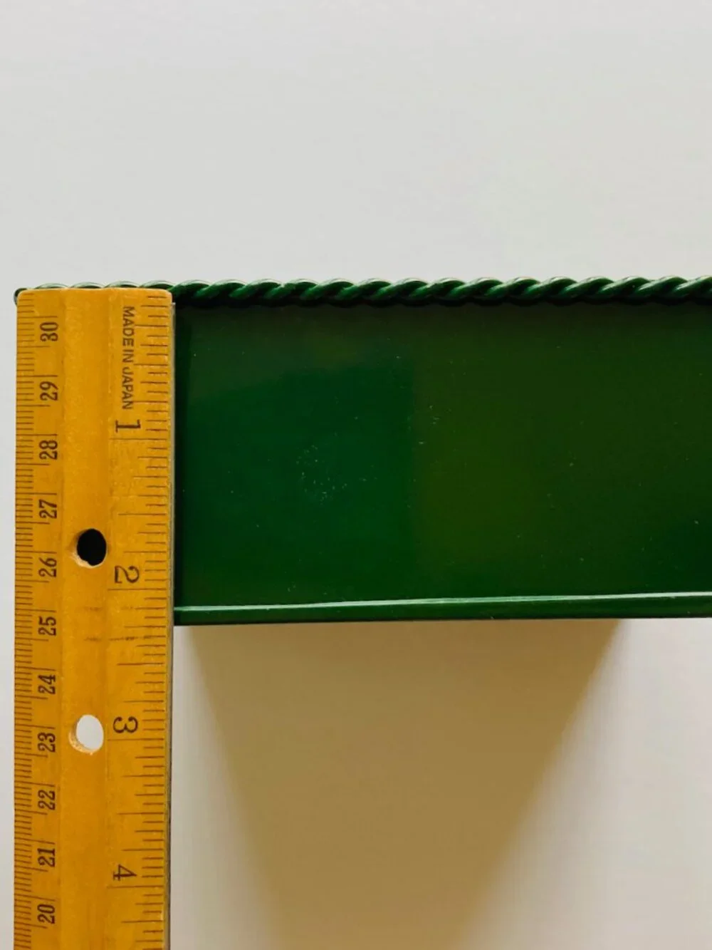 NWT Michel Design Works Cocktail Napkin Holder Green Metal with Keeper 5.5